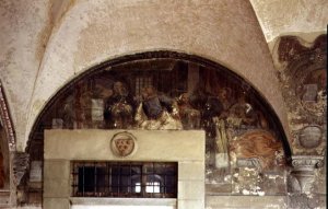 St. Dominic Healing the Sick Woman, lunette from the fresco cycle of the Life of St. Dominic, in the cloister of St. Dominic, c.1698