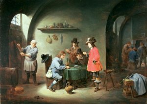 Gambling Scene at an Inn, late 1640s