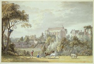 King Johns Palace, Eltham - Retrieving a Kite, 1788