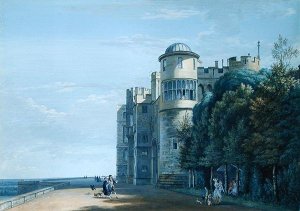 The North Terrace, Windsor Castle, looking East