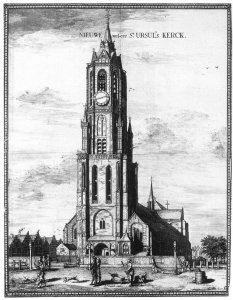 Exterior of the Nieuwe Kerk in Delft 1667