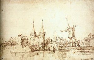 The Oostpoort East Gate at Delft 1625-30