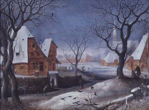 Winter Landscape with Fowlers