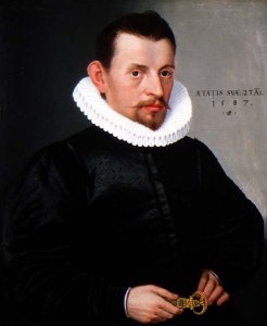 Portrait of a young gentleman wearing a ruff, 1587