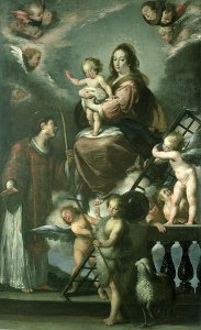 Madonna and Child with the Infant St. John the Baptist and St. Lawrence and Angels, 1629