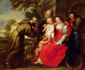 Holy Family with St. Francis, c.1625