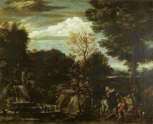 Landscape with a Devotional Image before 1603