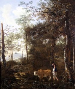 Cowherd in a Clearing