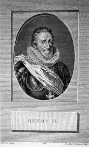 Henri IV 1553-1610, engraved by Pierre Alexandre Tardieu 1756-1844, 1783