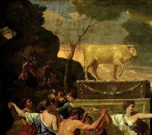 The Adoration of the Golden Calf, before 1634