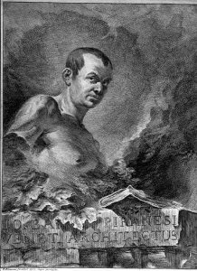 Portrait of Giovanni Battista Piranesi 1720-78 1750