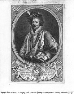 Philippe-Emmanuel de Gondi 1581-1662 Marquis de Belle-Isle, engraved by Claude Duflos 1665-1727