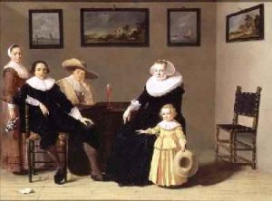 Dutch Family in an Interior 1634