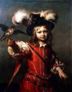 A Boy with a Falcon and Leash 1665