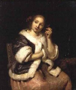 Lady with a Watch 1670