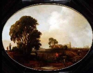 A landscape with Reedcutters