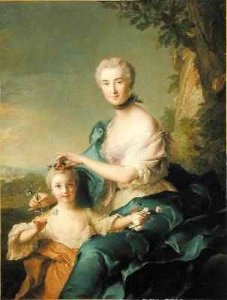 Madame Crozat de Thiers and her Daughter 1733