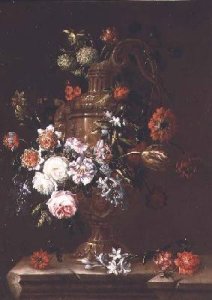 Still Life of flowers in an Urn