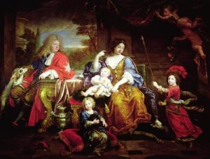 The Grand Dauphin with his Wife and Children 1687