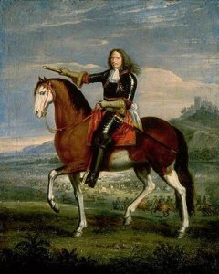 Equestrian Portrait of Henri de la Tour dAuvergne 1611-75 Marshal Turenne