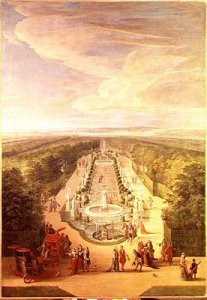 Perspective View of the Grove from the Galerie des Antiques at Versailles 1688