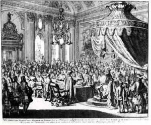 Revocation of the Edict of Nantes on 22nd October 1685