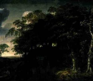 Forest Landscape with Hunters 1651