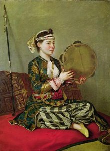 Turkish Woman with a Tambourine