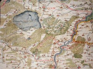 Map of Flanders at the time of the Thirty Years war 1618-48