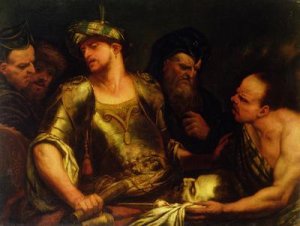 The Executioner Presents the Head of St John the Baptist to King Herod