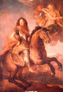 Portrait of Armand Jean Vignerot Duc de Richelieu at the Siege of Castellamare in 1647