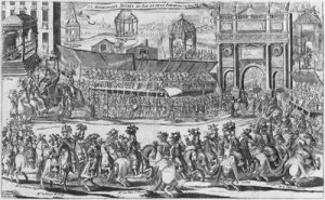 The Entry of Louis XIV and Marie Therese of Austria in to Paris