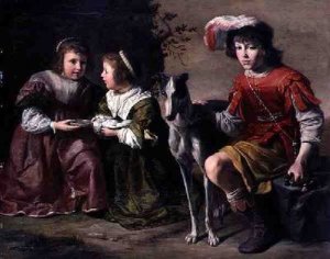 DArenberg Children with a Dog