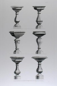 Designs for urns in the antique taste