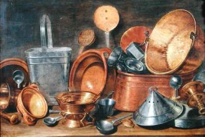 Still Life with Kitchen Utensils