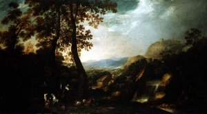 Landscape with Torrent