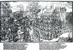 The English Army Marching with Sir Henry Sidney 1529-86 in 1566