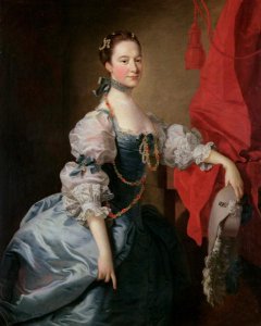 Portrait of a Lady in a Blue Gown