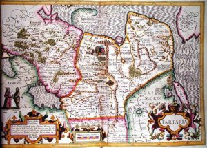 Map of Tartaria from Mercators Atlas