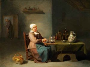 A Woman in a kitchen