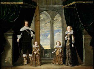 Portrait of a Nobleman his Wife and their Two Daughters