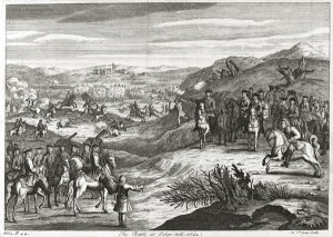 The Battle of Edgehill in 1642