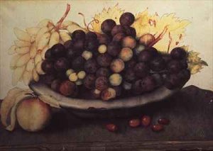 Grapes with a Peach