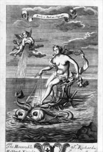 Venus Riding her Chariot Drawn by Dolphins