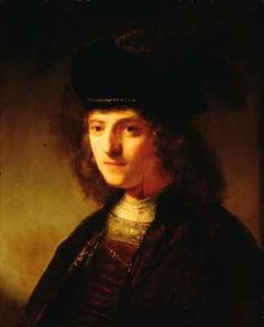 A Young Man in a Feathered Beret