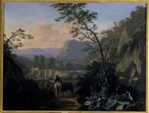 Southern landscape with Rider