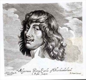 Portrait of Algernon Percy Tenth Earl of Northumberland 1602-1668