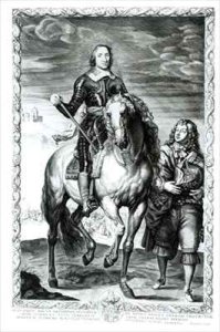 Equestrian portrait of Oliver Cromwell 1599-1658