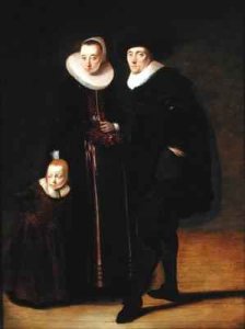 Portrait of a Married Couple with their Son