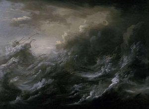 Sea storm and shipwreck 2